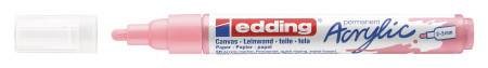 Edding akrilni marker E-5100 medium 2-3mm obli vrh nežno roze ( 12MA51IA ) - Img 1