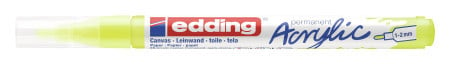 Edding akrilni marker E-5300 fine 1-2mm obli vrh neon žuta ( 12MA53GN )