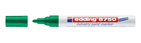 Edding industrijski paint marker E-8750 2-4mm zelena ( 08M8750F )