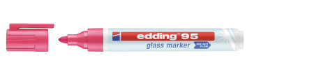 Edding marker za staklenu tablu E-95 1,5-3mm, zaobljeni roze ( 09M95I ) - Img 1