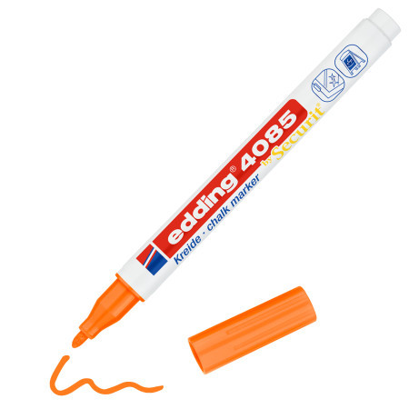 Edding marker za staklo chalk E-4085 1-2mm neon narandžasta ( 08M4085NJ )