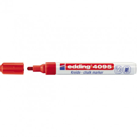 Edding marker za staklo chalk E-4095 2-3mm crvena ( 08M4095D )