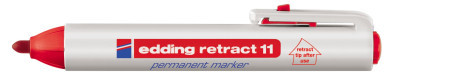 Edding permanent marker E-11 Retract 1,5-3mm crvena ( 08M11D )