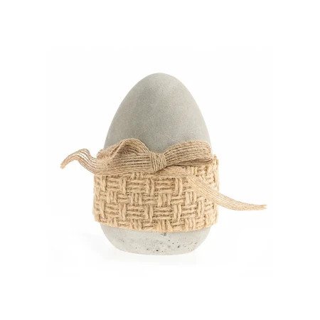 Eggy, uskršnja dekoracija, drvena, jaje sa mašnom, 11cm ( 734015 )