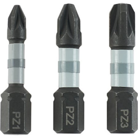 Einhell PZ123 - 3-del set impaktor bitova SB, PZ1, PZ2, PZ3 ( 49127140 )