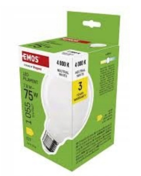 Emos zf2d53 Led sijalica filament globe g125 7,8w(75w) 1055lm e27 nw ( 3521 )