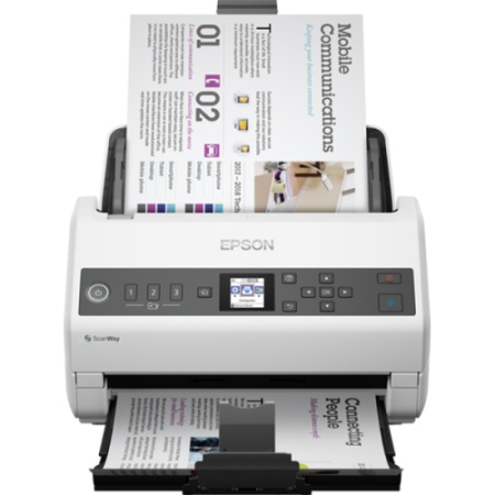 Epson scanner WorkForce DS-730N, sheetfed, A4, ADF (100 pages), 40 ppm, USB, LAN, LCD ( B11B259401 )