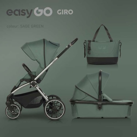 Eurocart easy go giro 2u1 kolica za bebe sage green ( W/EA/GIRO/SG )