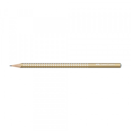 Faber Castell grafitna olovka grip HB sparkle 118214 pearl zlatna ( B206 ) - Img 1