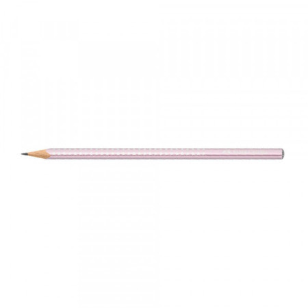 Faber Castell grafitna olovka grip HB sparkle 118261 rose metallic ( 5557 )