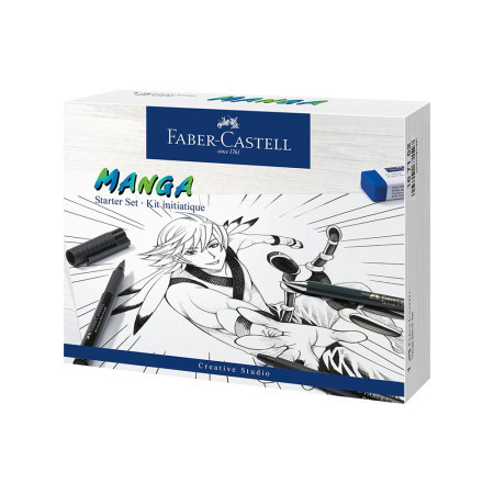 Faber castell pitt art pen Manga starter set 167152 ( E263 ) - Img 1
