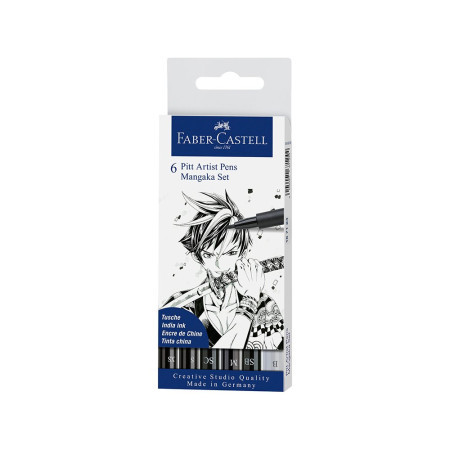 Faber Castell pitt art set manga 1/6 167124 ( C567 ) - Img 1