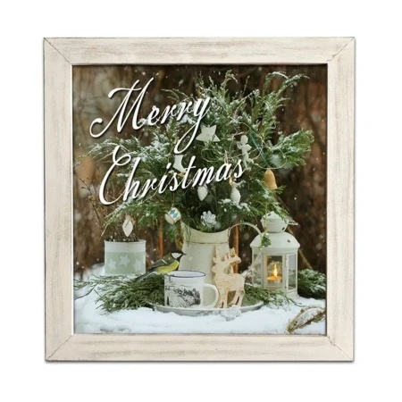 Festa panel blind ram sa okvirom merry christmas 30x30cm ( 740018 )