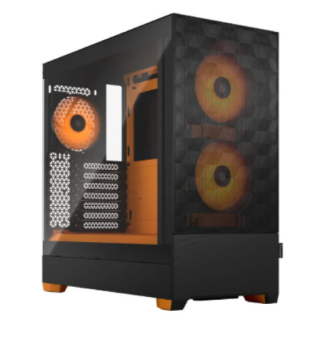 Fractal Design kućište Pop air RGB orange core TG clear Tint, FD-C-POR1A-05