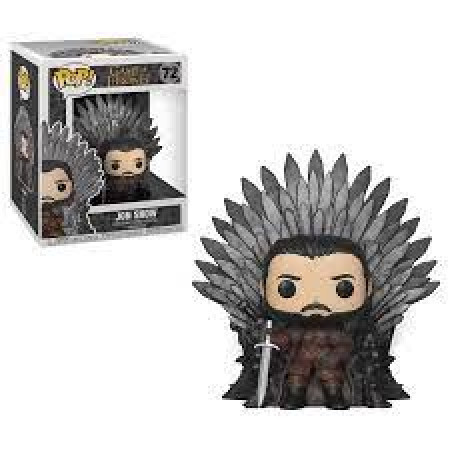Funko Game of Thrones POP! Deluxe - Jon Snow Sitting on Iron Throne ( 043100 ) - Img 1