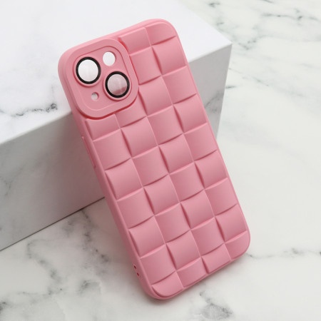 Futrola 3d wall za iphone 14 roze ( 22867 )