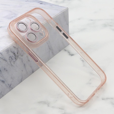 Futrola diamond lens za iphone 14 pro (6.1) roze ( F106778 )