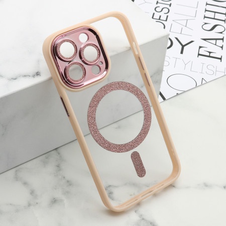 Futrola diamond magsafe za iphone 13 pro (6.1) roze ( F114965 )