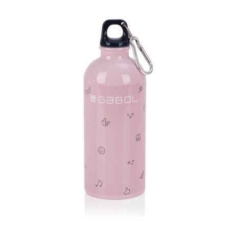 Gabol aluminijumska boca za vodu 7x21 cm 600ml-0,12 kg Icon nežno roze ( 16ADG234548IA )