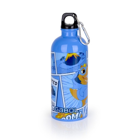 Gabol Aluminijumska boca za vodu sa zakačkom 7x21 cm 600ml Dino ( 16ADG236348 )