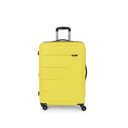 Gabol kofer srednji proširivi 47x66x27/31 cm ABS 70/80,5l-3,6 kg Future žuta ( 16KG123046G )
