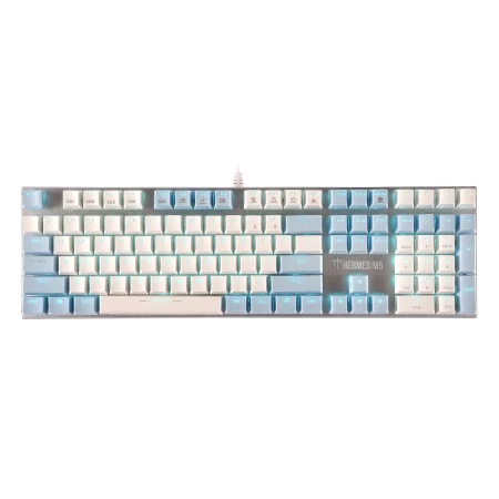 Gamdias Hermes M5 mehanička , belo/plava tastatura - Img 1