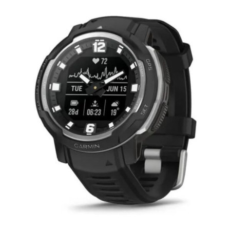 Garmin instinct crossover smartwatch black ( 010-02730-03 )