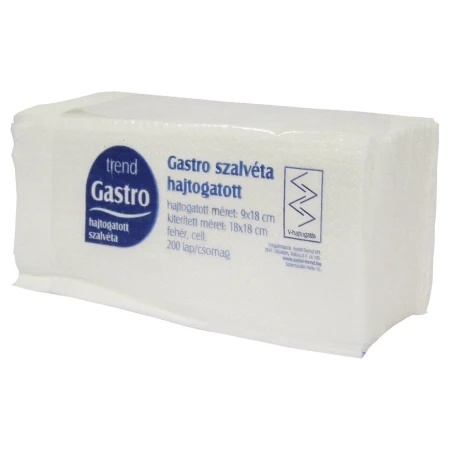 Gastro salveta bela 18x18cm 200/1 1sl (36 pak) ( 125-001-00001 )