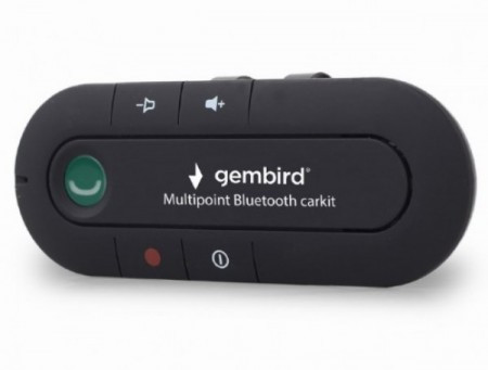 Gembird handsfree zvucnik - spikerfon za auto, multipoint bluetooth carkit BTCC-03