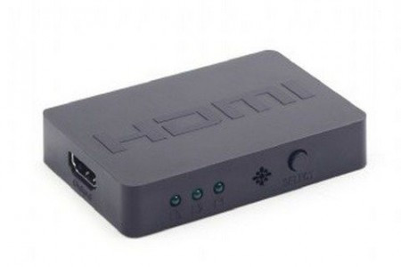 Gembird HDMI interface switch, 3 ports, remote DSW-HDMI-34