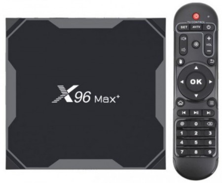 Gembird MAX+ 4/32GB DDR3 smart TV box S905X3 quad, Mali-G31MP 4K, KODI Android 9.0 ( GMB-X96 ) - Img 1