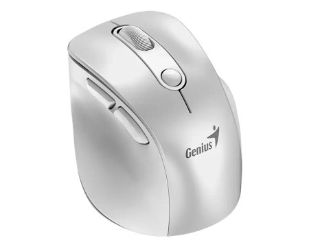 Genius Ergo 9000S Pro Pearl White USB Bežični Pine Wood miš