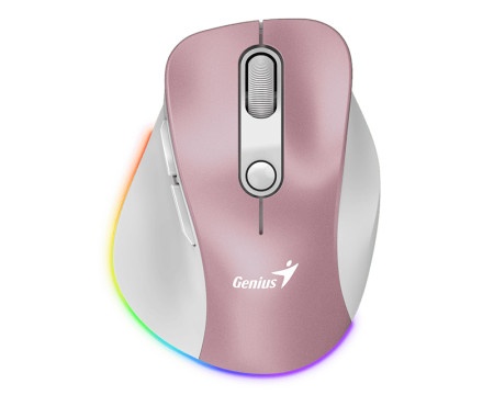 Genius Ergo 9000S Pro Pink USB Bežični rozi miš