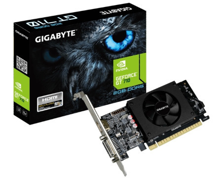 Gigabyte nVidia GeForce GT 710 2GB 64bit GV-N710D5-2GL rev 1.0 - Img 1