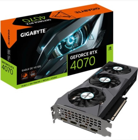 Gigabyte rtx4070 eagle oc 12gb gddr6, gv-n4070eagle ocv2-12gd svga