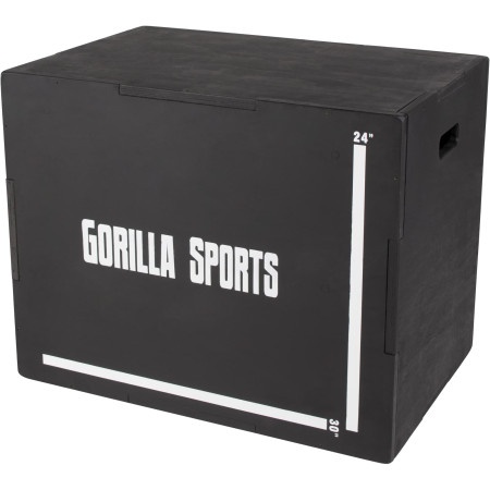 Gorilla Sports Pliometrijska kutija ’’Plyo Box’’ / Kutija za ’’Crossfit’’ (Crna) ( 100952-00019-0001 )