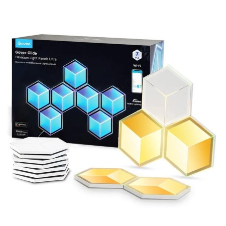 Govee Glide Hexagon Light Panels Ultra 7 Pack ( 065872 )