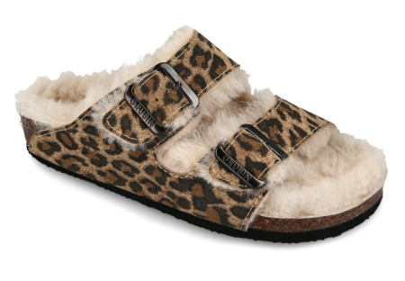 Grubin Arizona ženska papuča-krzno koža tigar 38 ( A066808 )