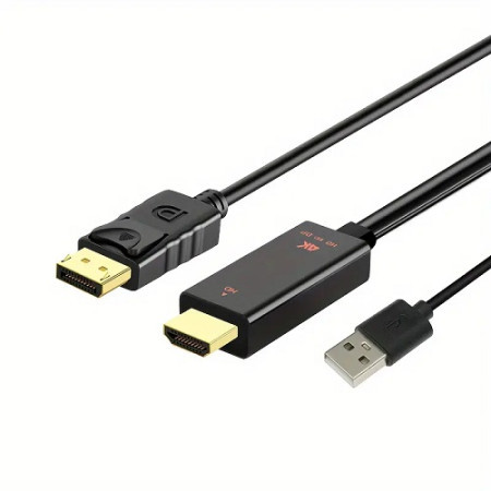 HDMI M. na displayport m. kabl 1.8m h2dp-k180 ( 11-486 )