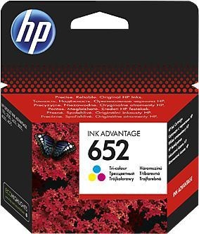 HP 652 Tri-color Ink Cartridge F6V24AE ( Z49652C )