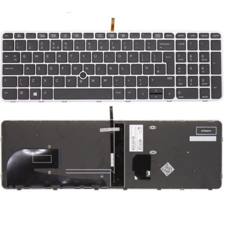 HP EliteBook 750 G3 850 G3 G4 sa pozadisnkim osvetljenjem i gumbom tastatura za laptop ( 110755 )
