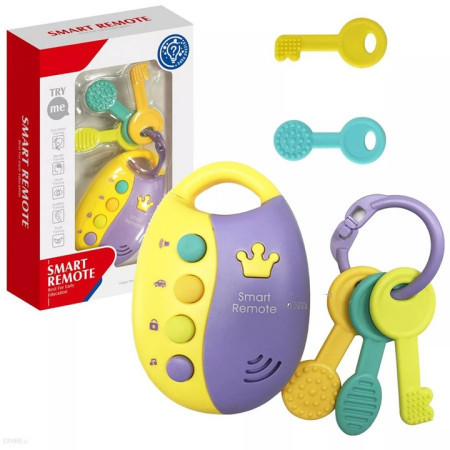 Huanger, igračka, ključevi za bebe sa zvukom i svetlom ( 888057 )