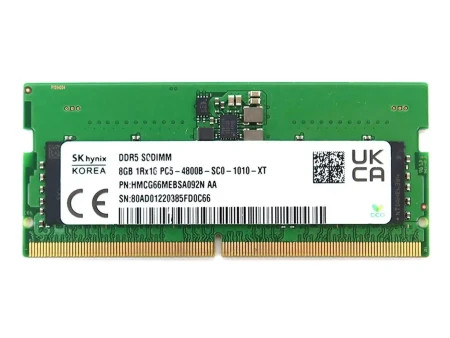 Hynix memorija SODIM DDR5 8GB PC5-4800B HMCG66MEBSA092N BA