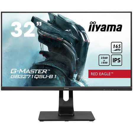 iiyama g-master GB3271QSU-B1, 32" IPS display - WQHD resolution monitor