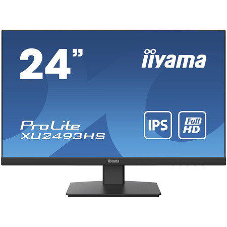 iiyama ProLite XU2493HS-B4, 23.8&quot;, 16:9, Full HD 1920x1080 @75Hz 4ms (DisplayPort&amp;HDMI, 2.1 megapixel), 250 cdm˛, IPS panel technology LED - Img 1