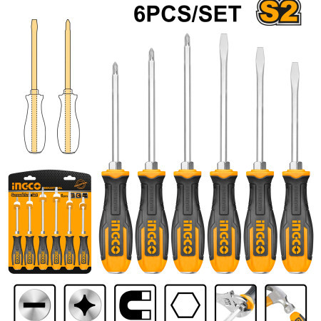 Ingco odvijači ojačani 6/1 ( HSGT680608 ) - Img 1