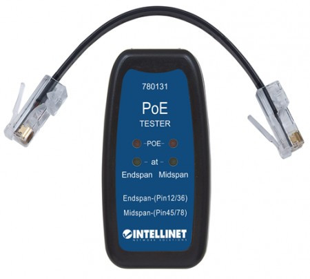 Intellinet tester POE+/POE/MIDSPAN 802.3AF/802.3AT (780131) ( 064-0124 )