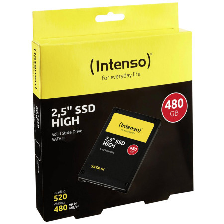 Intenso SSD Disk 2.5&quot;, kapacitet 480GB, SATA III high - SSD-SATA3-480GB/high - Img 1