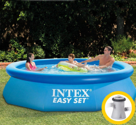 Intex Easy Set Porodični bazen na naduvavanje sa filter pumpom 305 x 61 cm ( 28118 )