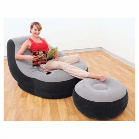 Intex fotelja sa tabureom 99 x 1.3 x 76cm Ultra Lounge ( 055788 ) - Img 1